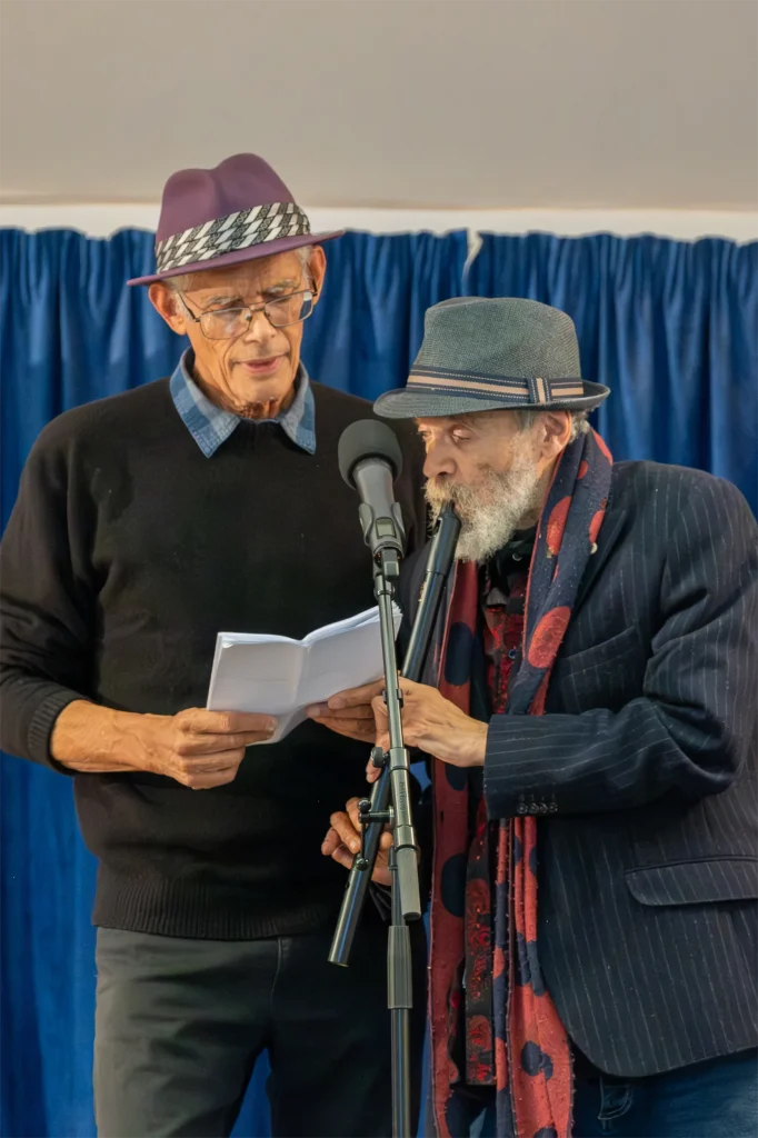John Agard and Philip Nanton