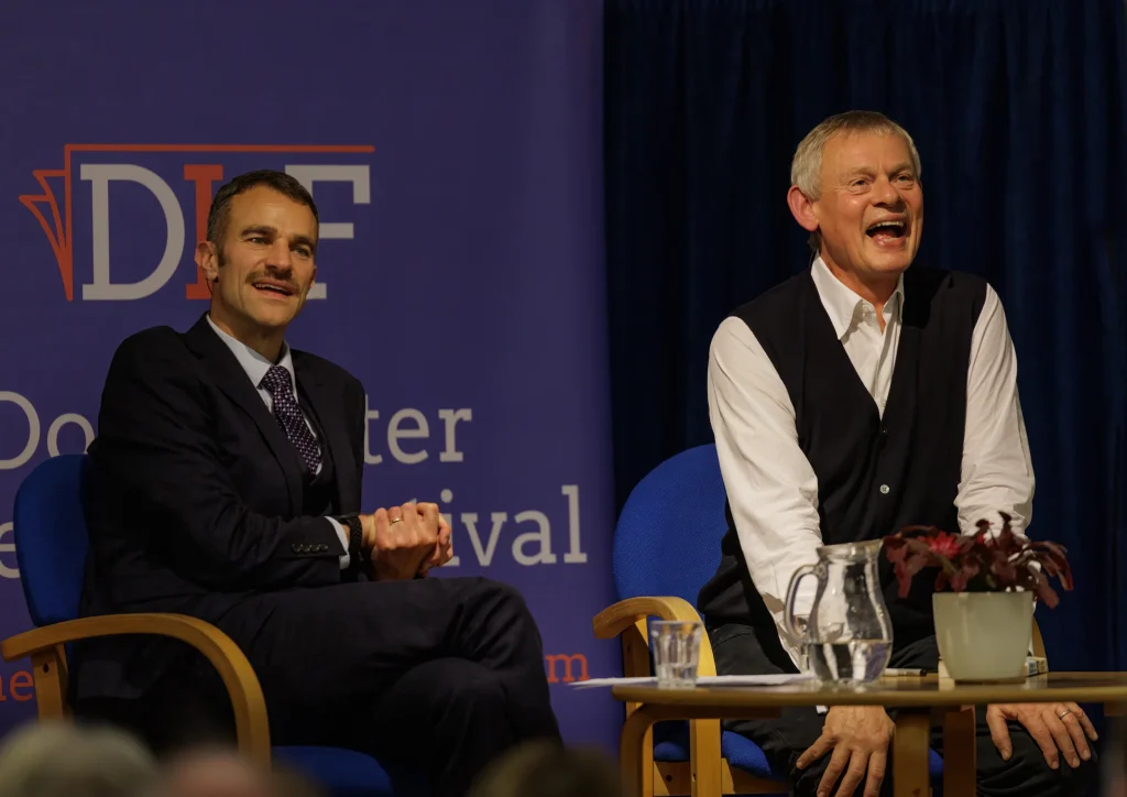 Martin Clunes entertains the audience