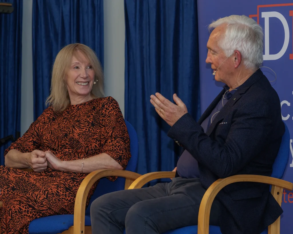 Pippa York and David Walsh in conversation