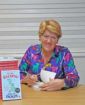 Clare Balding signing