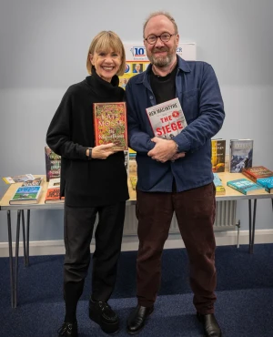 Kate Mosse and Ben Macintyre Kate Mosse and Ben Macintyre