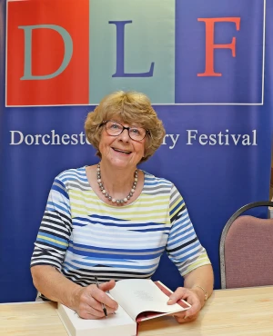 Pam Ayres signing